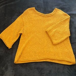 FREE PEOPLE 3/4 sleeve sweater